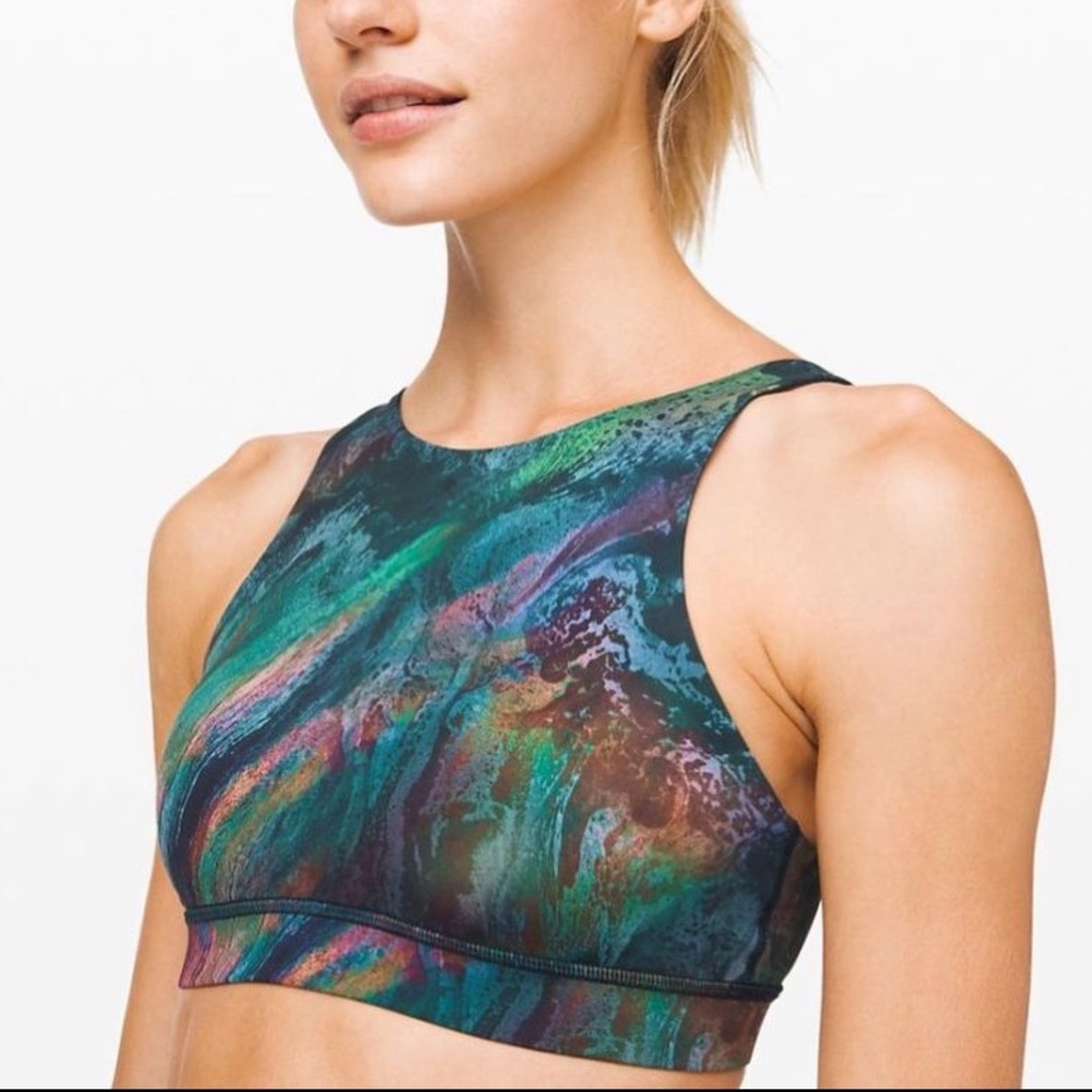 lululemon high neck energy bra